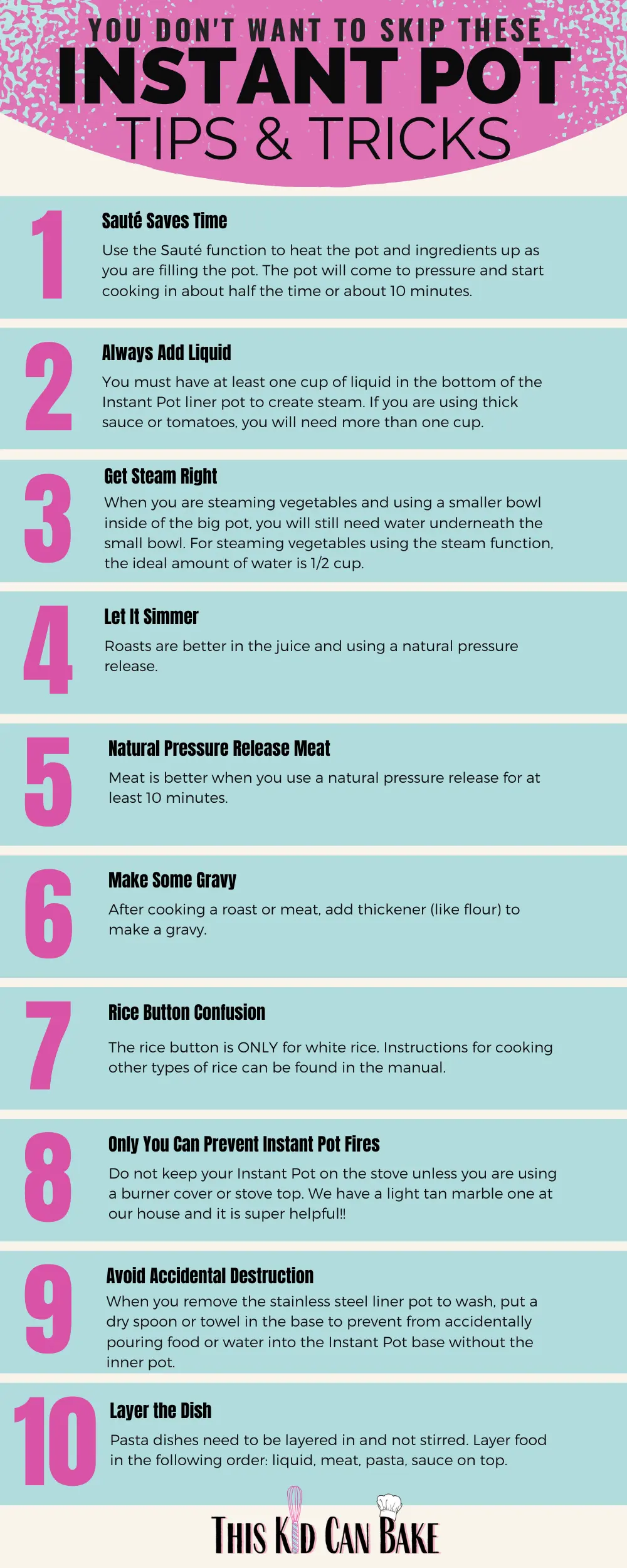 10 Instant Pot Tips For Beginners